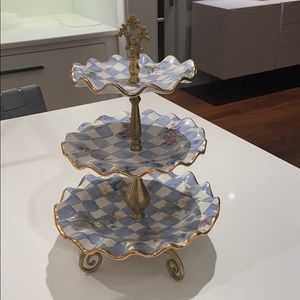 Mackenzie Childs 3 tier sweet stand